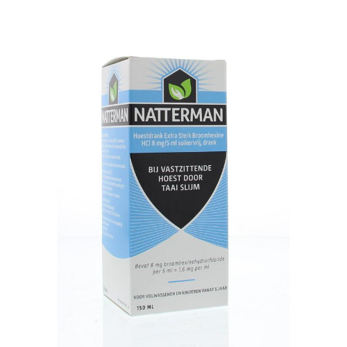 Natterman Hoestdrank Extra Sterk Broomhexine Hcl 8mg 5ml 150 ml
