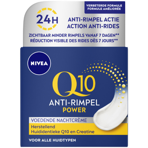 Nivea Nachtcreme Q10 Power Normale Huid Anti-Rimpel