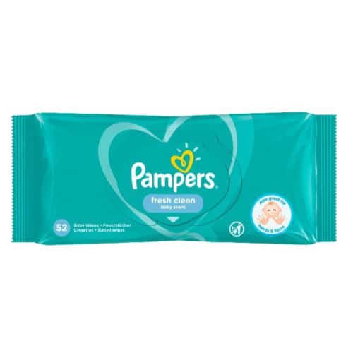 Pampers Wipes Fresh Clean 52 stuks