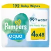 Pampers Wipes Harmonie Aqua 4-pack 4x48 stuks
