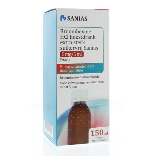 Sanias Broomhexine Hoestdrank Extra Sterk 150 ml