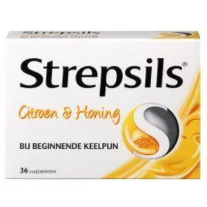 Strepsils Citroen & Honing Zuigtabletten 36 stuks