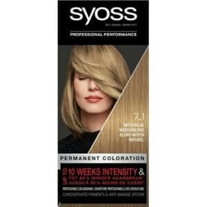 Syoss Haarverf 7-1 Natuurlijk Middenblond